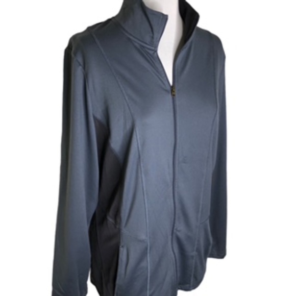 Champion 2 Tone Full Zip Warmup Jacket Size XL - Picture 2 of 8